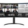 LG UltraWide 34" QHD IPS Monitor – 100Hz, USB-C, HDR10
