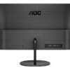 AOC Q24V4EA - LED monitor - 24" (23.8" viewable) - 2560 x 1440 QHD @ 75 Hz - IPS - 250 cd/m² - 1000:1 - 4 ms - HDMI, DisplayPort - speakers - black - Image 2
