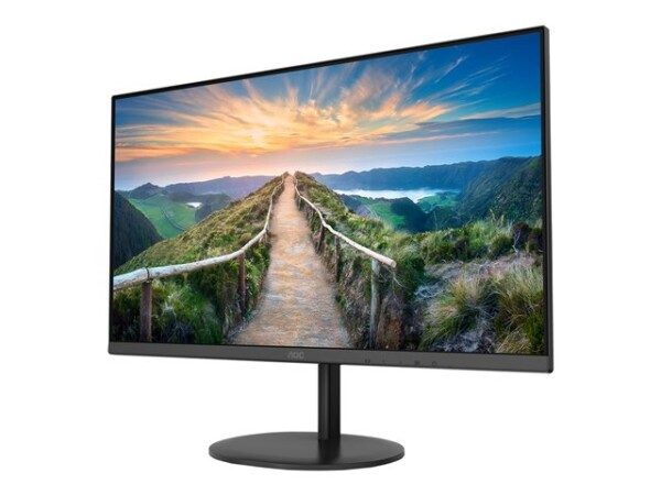 AOC Q24V4EA - LED monitor - 24" (23.8" viewable) - 2560 x 1440 QHD @ 75 Hz - IPS - 250 cd/m² - 1000:1 - 4 ms - HDMI, DisplayPort - speakers - black - Image 4