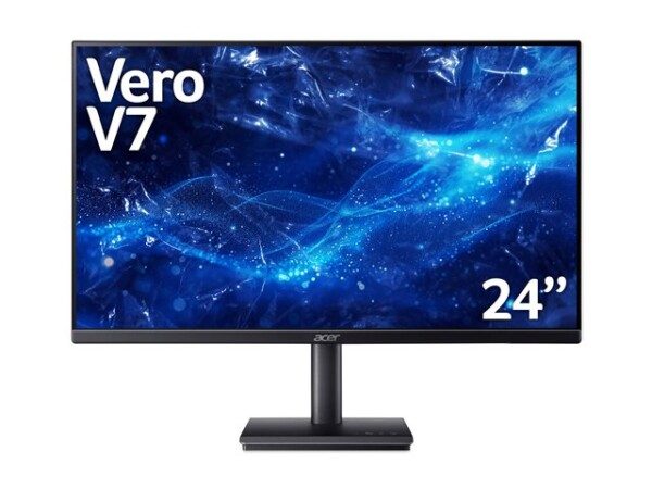 Acer V247Y E - LED monitor - 24" (23.8" viewable) - 1920 x 1080 Full HD (1080p) @ 100 Hz - IPS - 250 cd/m² - 1000:1 - 4 ms - HDMI, VGA, DisplayPort - black